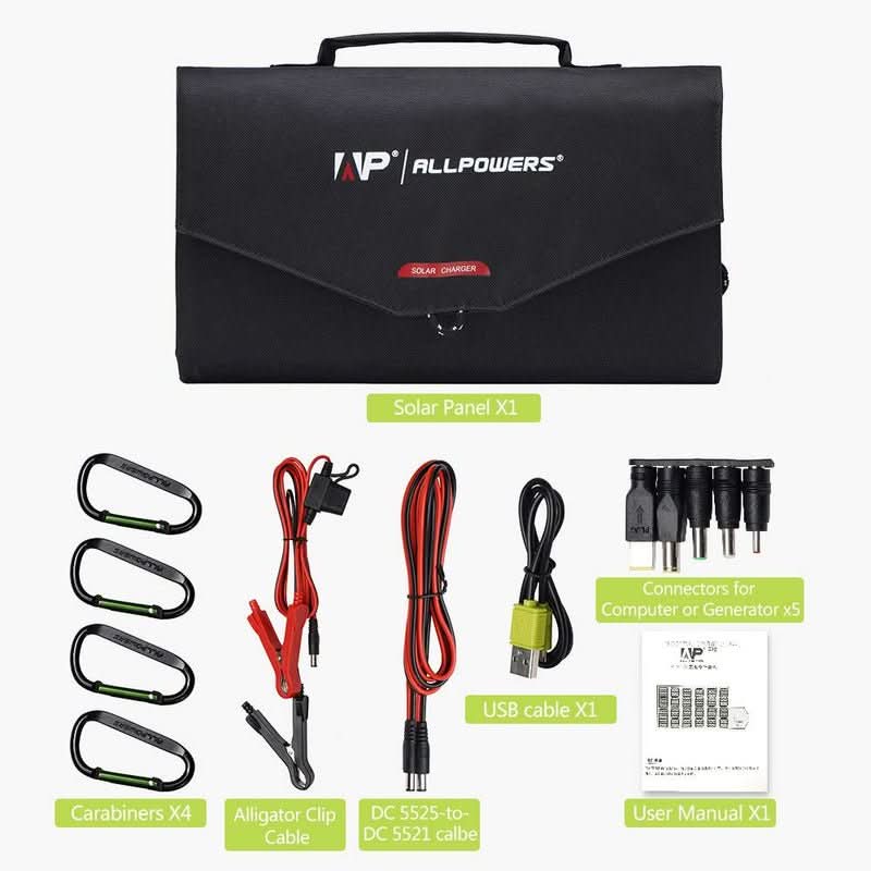 ALLPOWERS Solar Generator Kit 300W (S300 + SP012 Solar Panel)