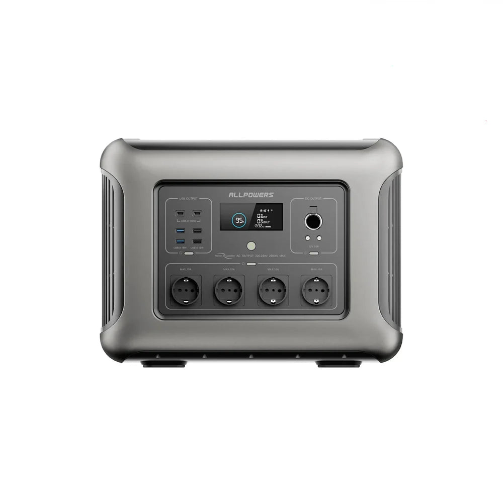 ALLPOWERS R2500 Портативна енергетична станція 2500W 2016Wh Портативний акумулятор LiFeP04, невеликий і легкий