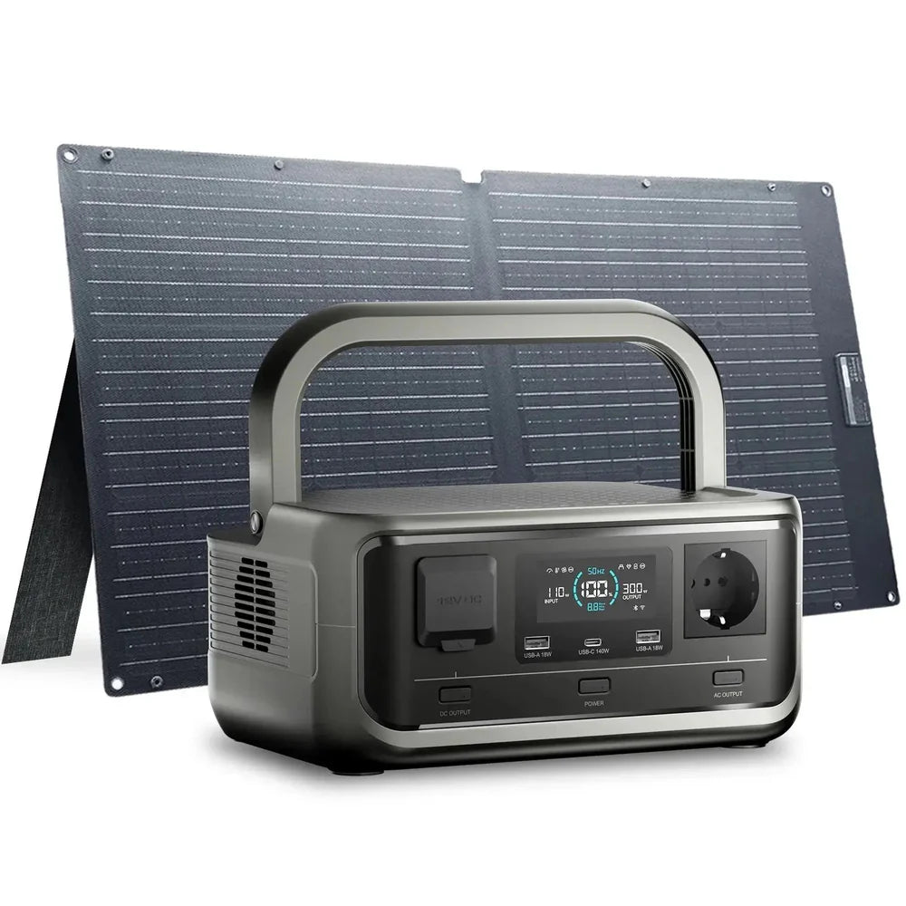 ALLPOWERS Комплект сонячного генератора 300 Вт (VOLIX P300 + SOLAX SE100 сонячна панель 100 Вт)