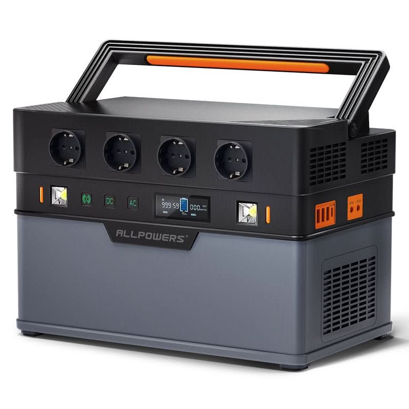 ALLPOWERS Solar Generator Kit 1500W (S1500 + SP012 100W Solar Panel)