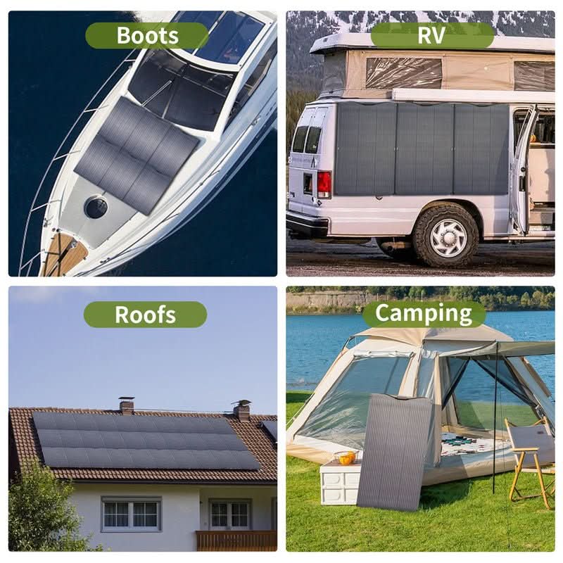 ALLPOWERS Solar Generator Kit 2000W (S2000 + SF100 100W Flexible Solar Panel)