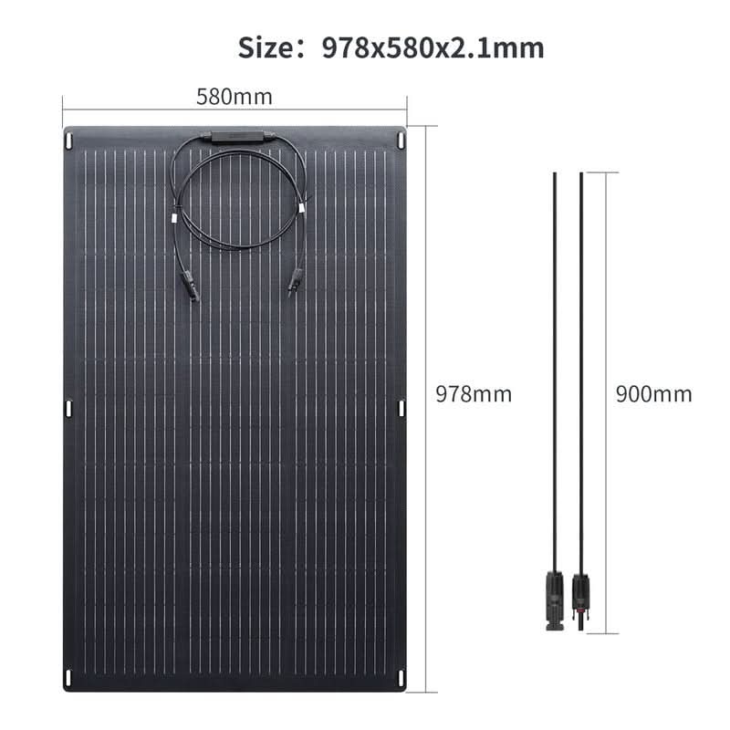 ALLPOWERS Solar Generator Kit 2000W (S2000 + SF100 100W Flexible Solar Panel)