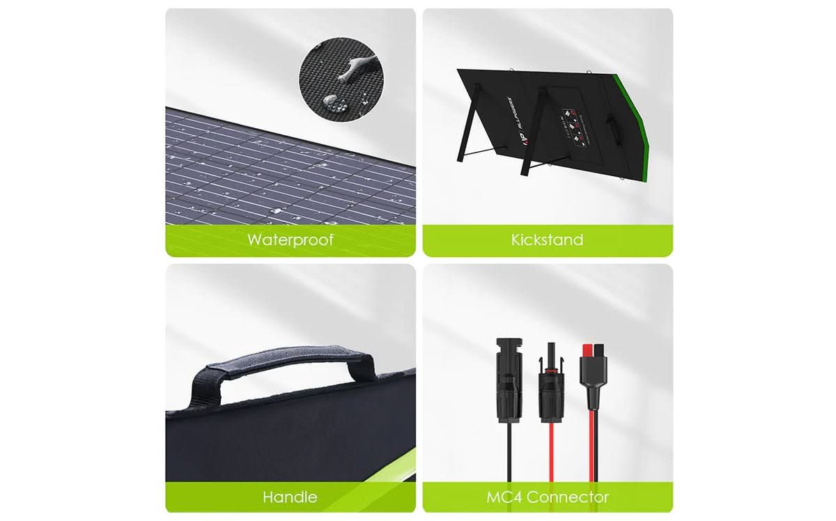 ALLPOWERS Solar Generator Kit 2400W (S2000 Pro + SP027 100W Solar Panel)
