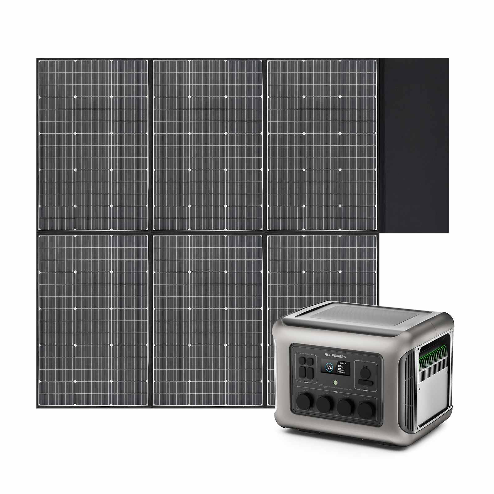 ALLPOWERS R2500 Портативна енергетична станція 2500W 2016Wh Портативний акумулятор LiFeP04, невеликий і легкий