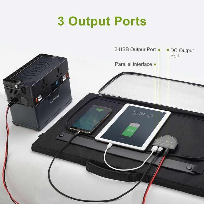 ALLPOWERS Solar Generator Kit 300W (S300 Plus + SP020 60W Solar Panel)
