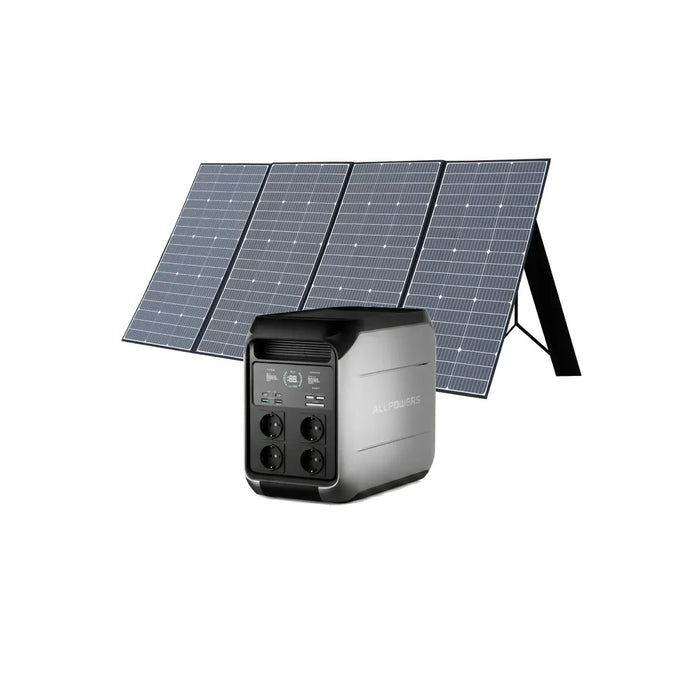 ALLPOWERS 1800W Комплект сонячного генератора (P1800 + Сонячна панель SP037 400 Вт)