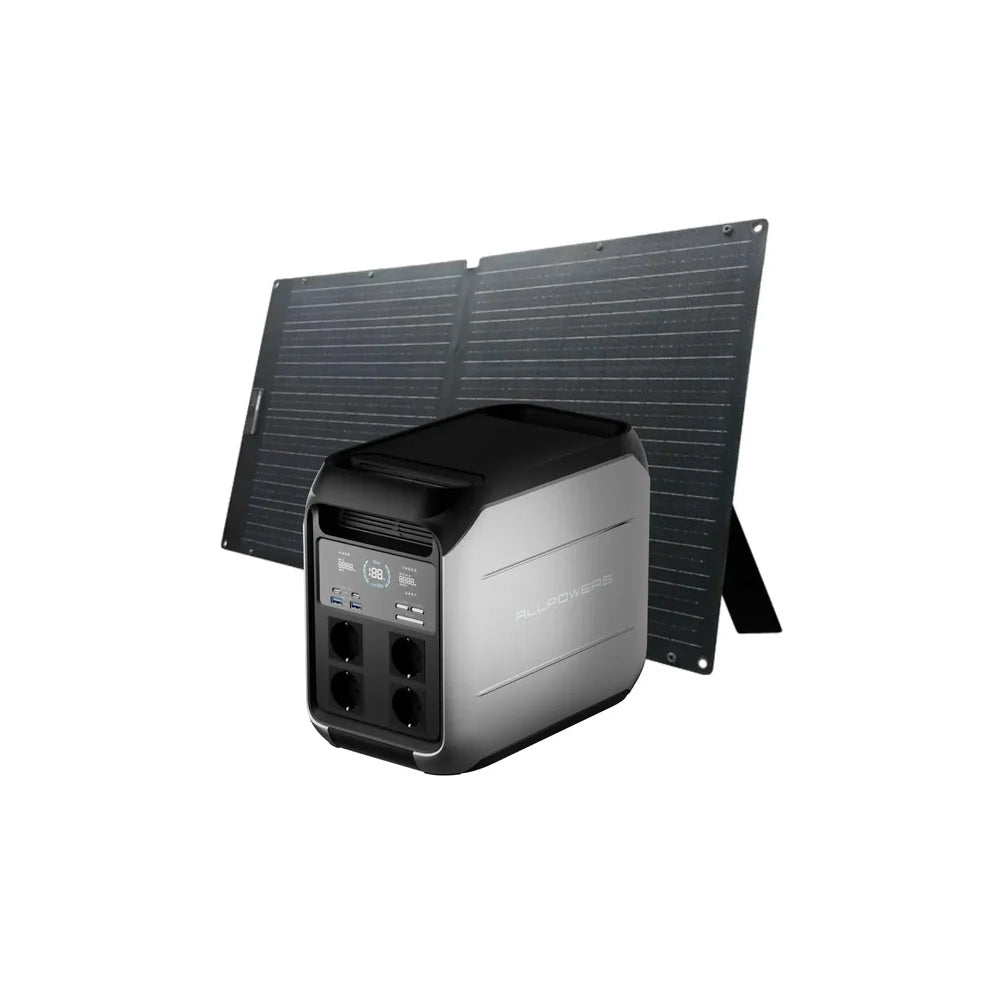 ALLPOWERS 1800W Комплект сонячного генератора (P1800 + Сонячна панель SE100 100 Вт)