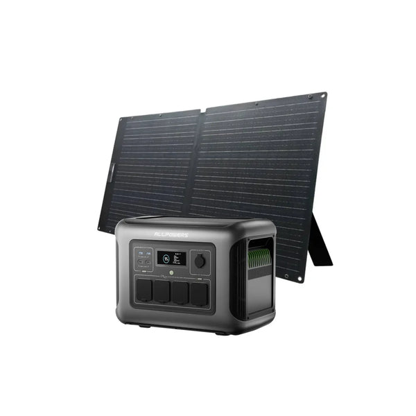 ALLPOWER Комплект сонячного генератора 1600W (R1500 LITE + Сонячна панель SOLAX SE100 100 Вт)