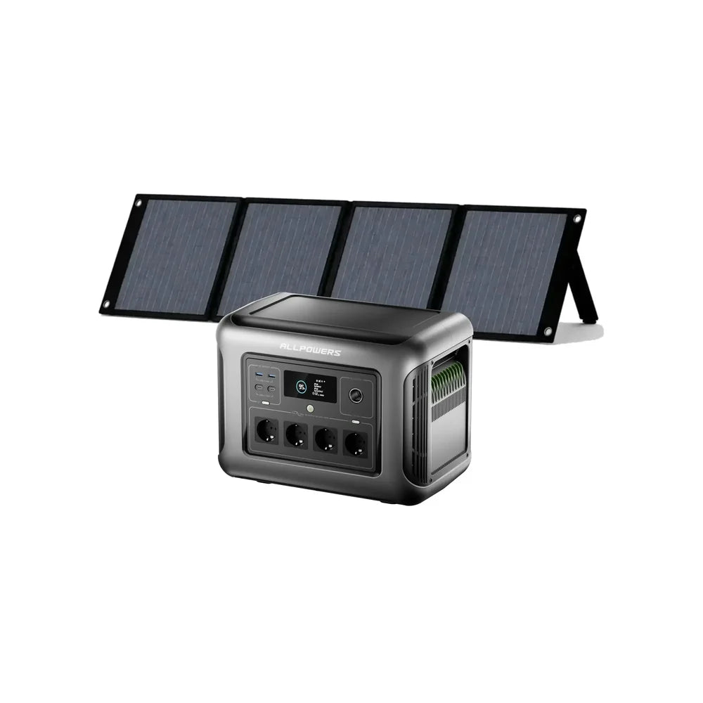 ALLPOWER Комплект сонячного генератора 1600W (R1500 LITE + Сонячна панель SP035 200W)