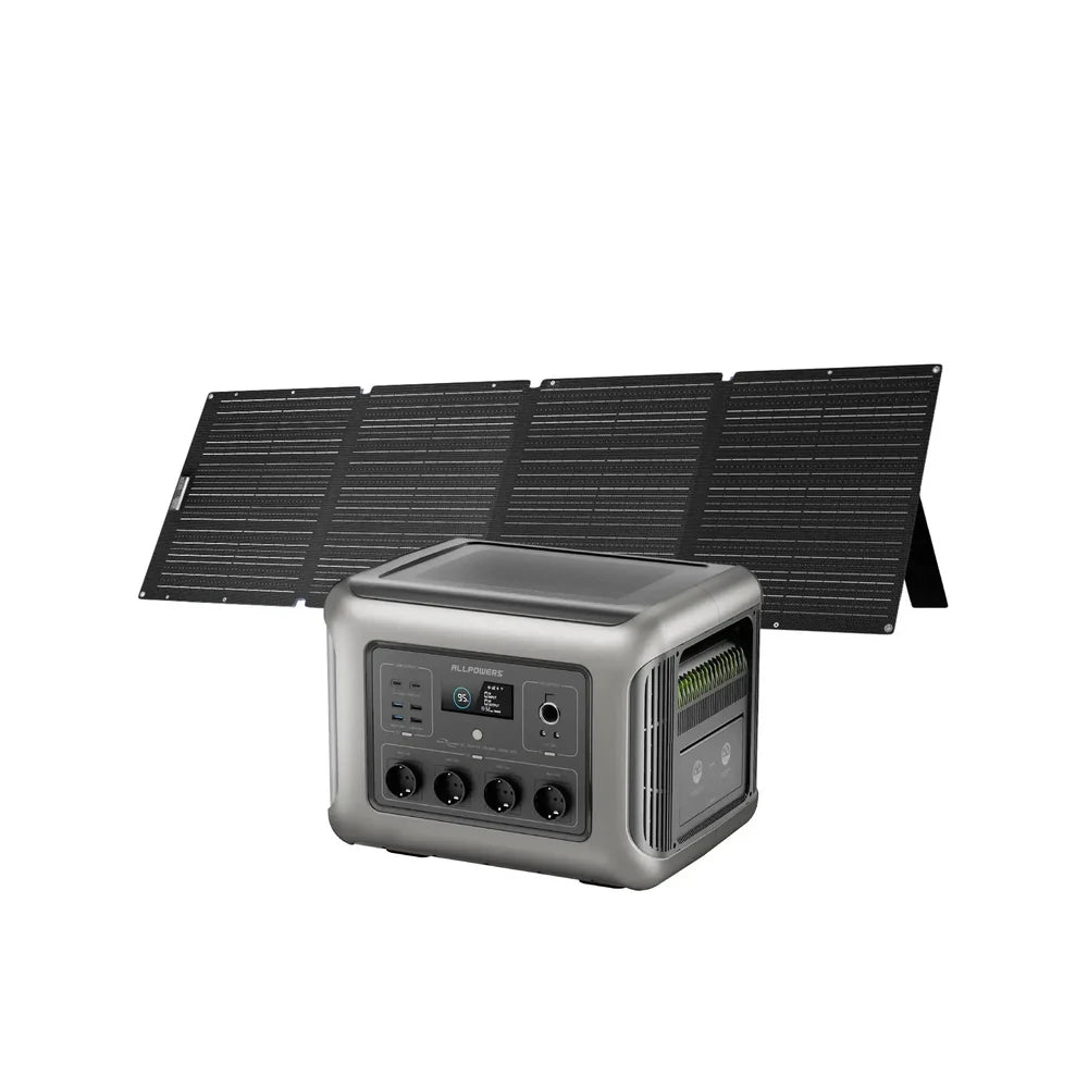 ALLPOWER 2500W Комплект сонячного генератора (R2500 V2 + Сонячна панель SOLAX SE200 200 Вт)