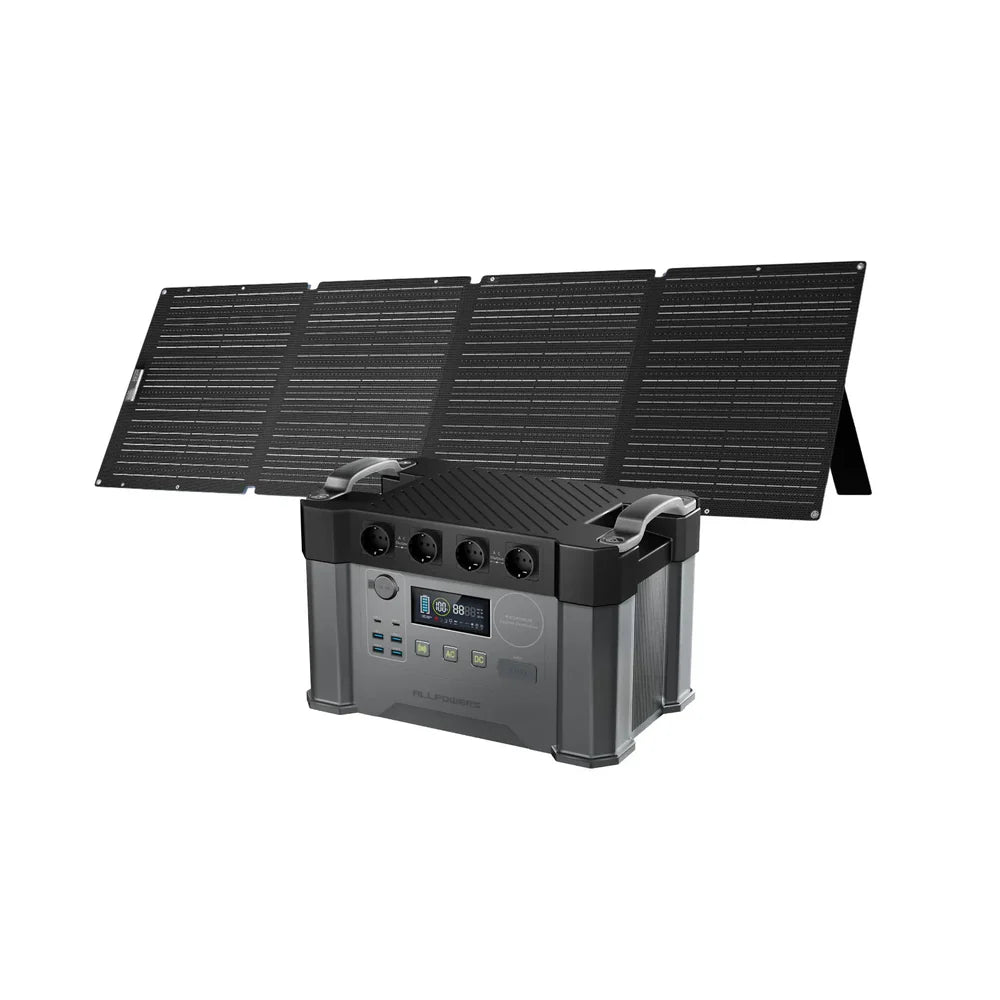 ALLPOWER Комплект сонячного генератора 2400 Вт (S2000 Pro + Сонячна панель SOLAX SE200 200 Вт)