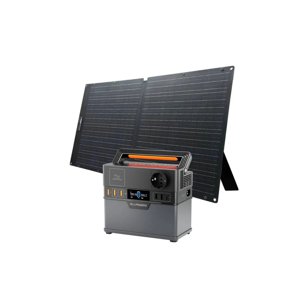 ALLPOWERS Комплект сонячного генератора 300 Вт (S300 Plus + Сонячна панель SOLAX SE100 100Вт)