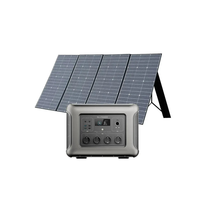 ALLPOWER 2500W Комплект сонячного генератора (R2500 V2 + Сонячна панель SP037 400 Вт)