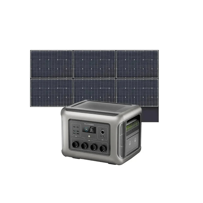 ALLPOWERS Комплект сонячного генератора 2500Вт (R2500 V2+ Сонячна панель SP039 600Вт)
