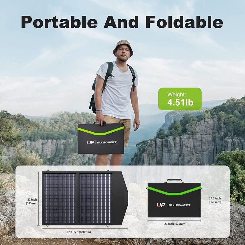 ALLPOWERS Solar Generator Kit 200W (S200 + SP020 60W Solar Panel)