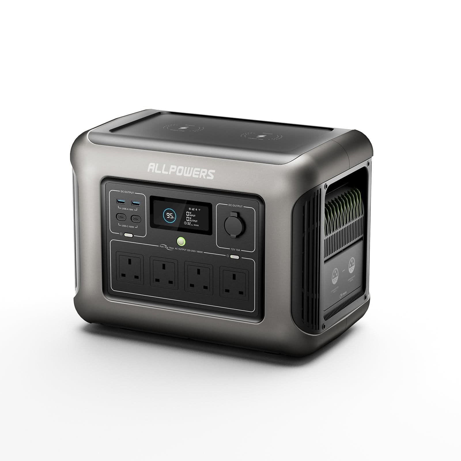 ALLPOWERS R1500 Portable Power Station 1800W 1152Wh LiFeP04 Battery