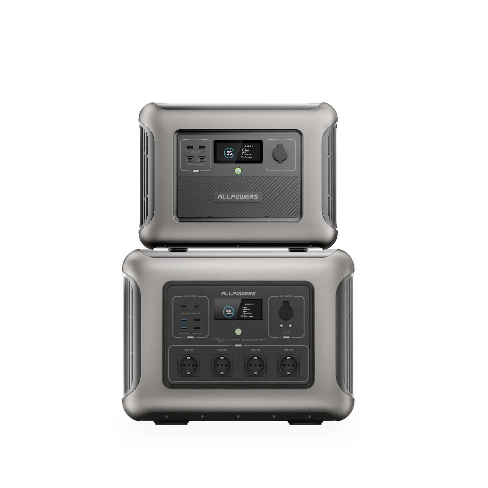 ALLPOWERS R2500 Портативна енергетична станція 2500W 2016Wh Портативний акумулятор LiFeP04, невеликий і легкий