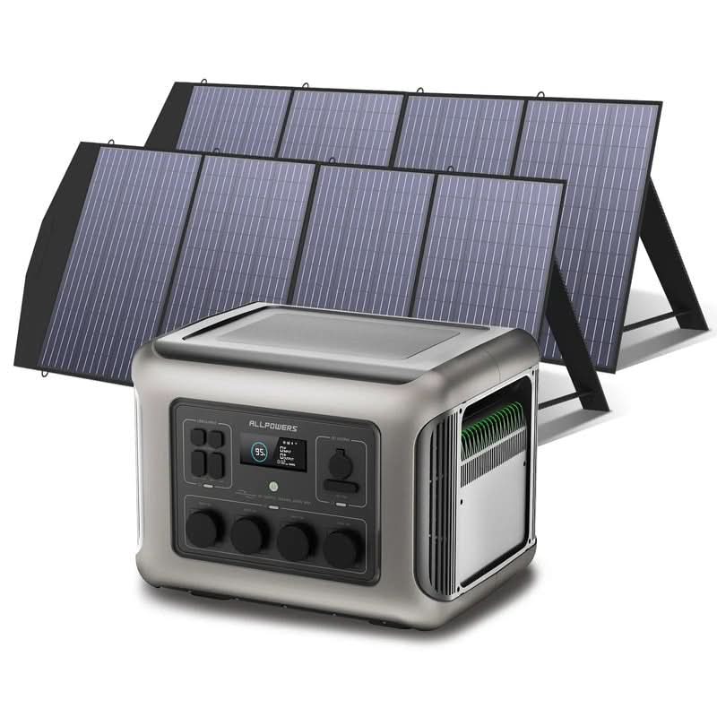 ALLPOWERS R2500 Портативна енергетична станція 2500W 2016Wh Портативний акумулятор LiFeP04, невеликий і легкий