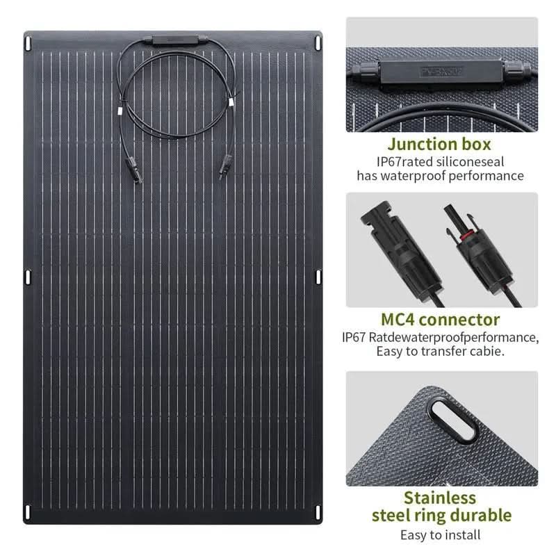 ALLPOWERS Solar Generator Kit 1600W (R1500 PLUS + SF200 200W Flexible Solar Panel)