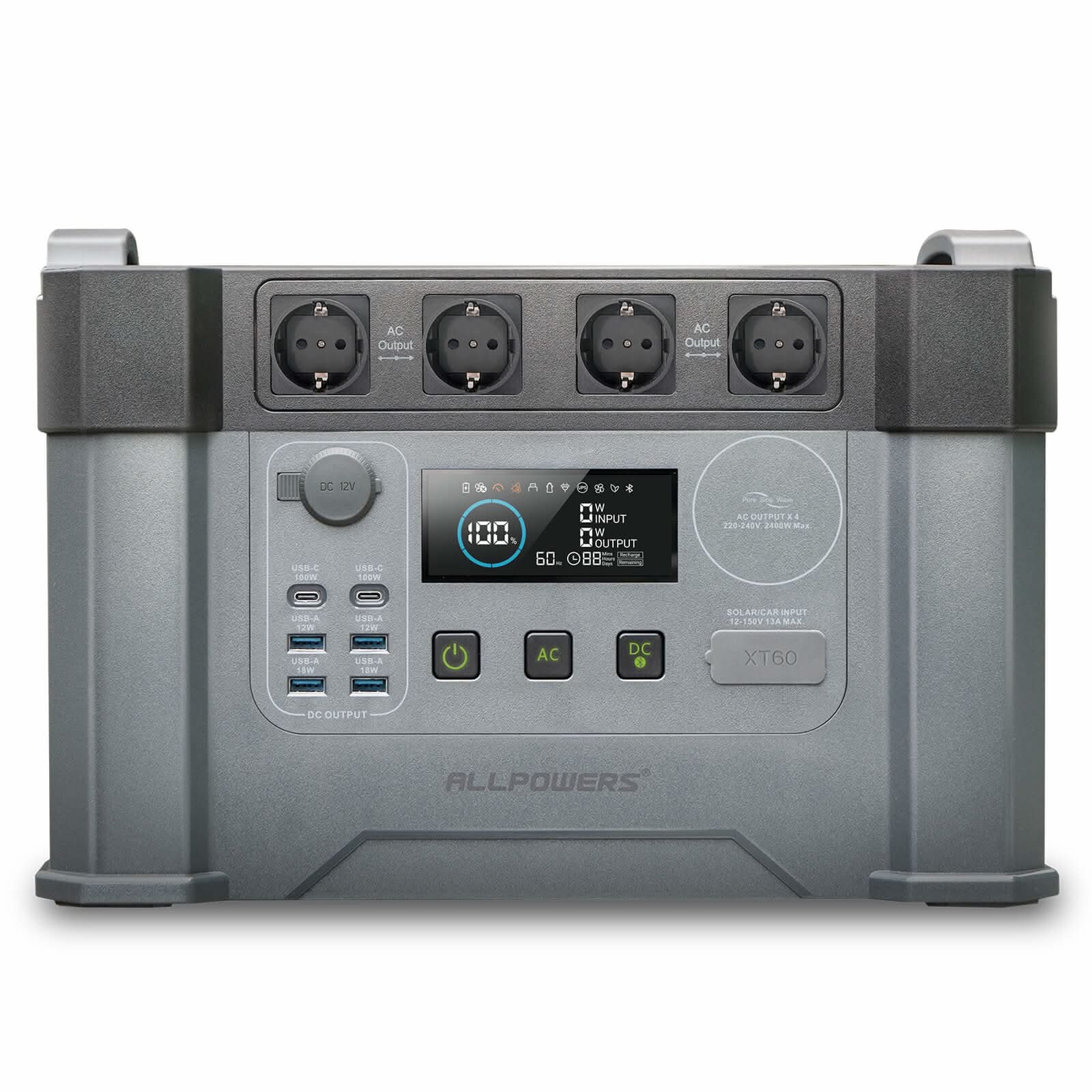 ALLPOWERS S2000 Pro Портативна зарядна станція 2400W 1451Wh