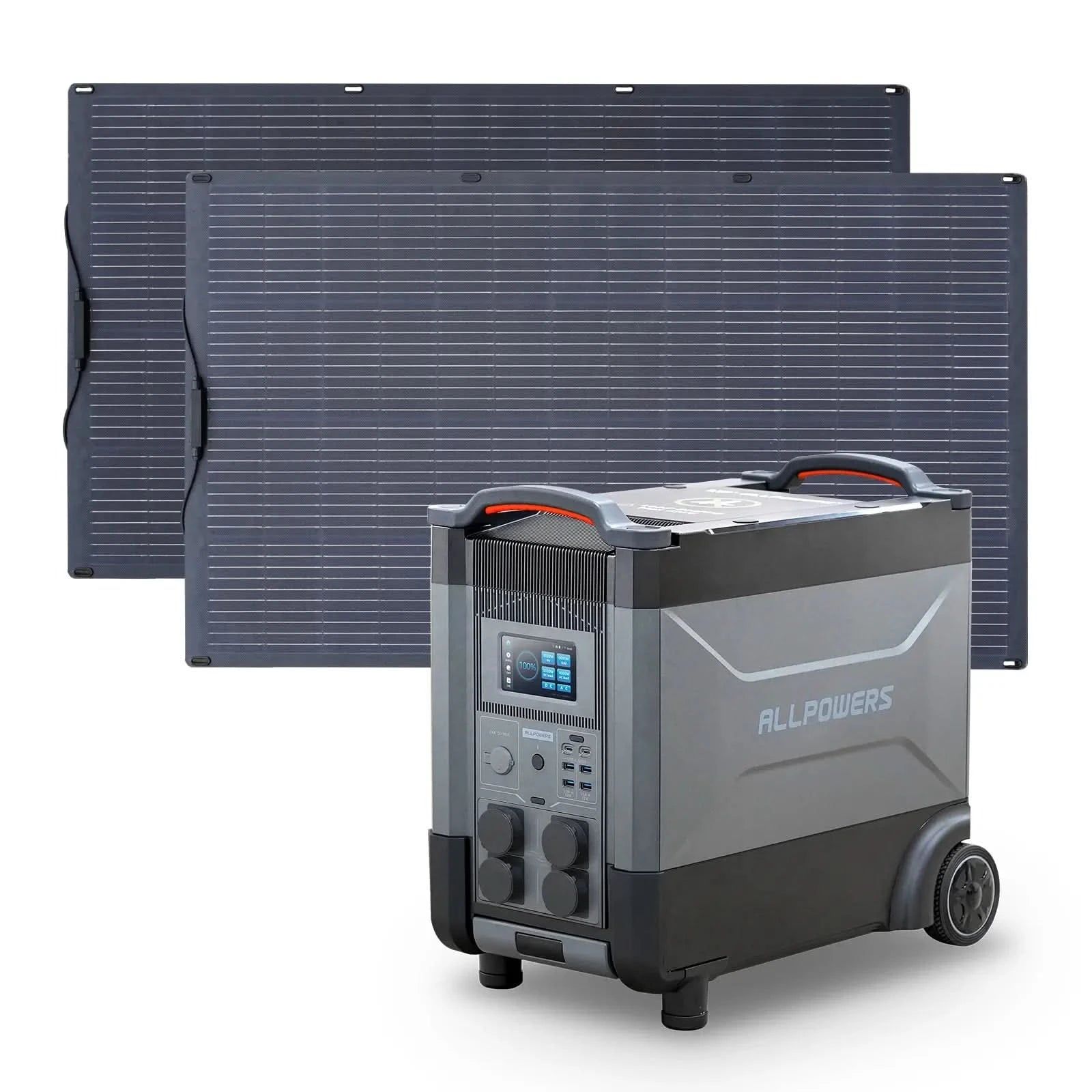 ALLPOWERS Solar Generator Kit 4000W (R4000 + SF200 200W Flexible Solar Panel)